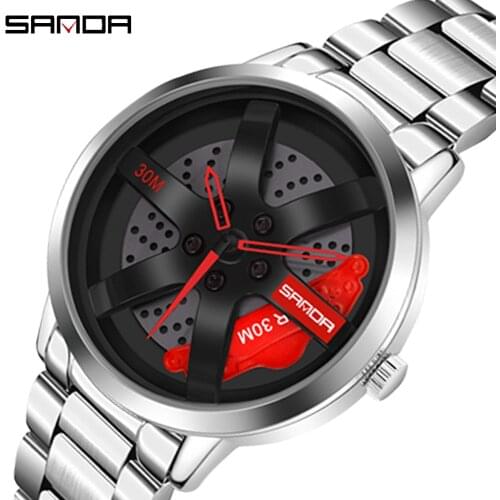 Relogio Masculino SANDA New Men Watches Luxury Famous Brand Men Stainless Steel Watch Men Business Quartz Watch reloj hombre