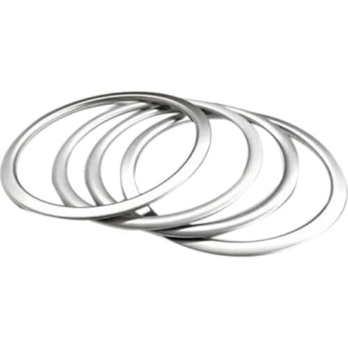 For Nissan Qashqai J11 2014 - 2018 Chrome Car Speaker Ring Shape Sticker Interior Frame Speaker Cover Auto Parts