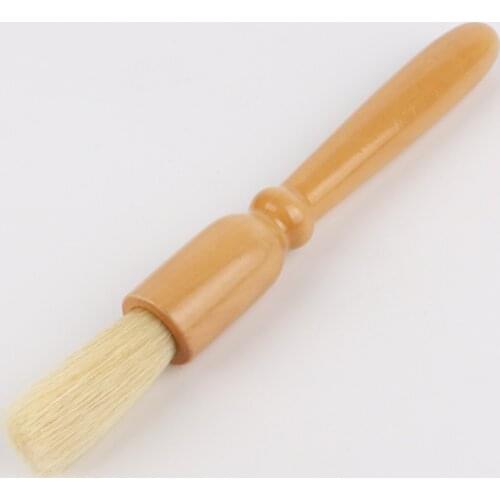 Coffee Grinder Brush Coffee Grinder Machine Cleaning Brush Espresso Brush Wood Handle Natural Bristles Bean Grain Coffee Tools