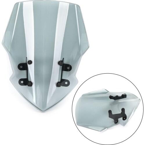 Areyourshop ABS Plastic Motorcycle Windshield WindScreen for Yamaha MT-15 2018-2020