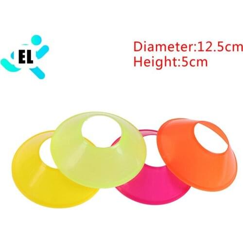 10pcs/set Cones Marker Discs Soccer Training Sign Dish Pressure Resistant Cones Marker Discs Marker