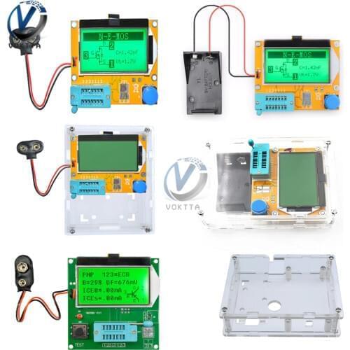 Mega328 LCR-T4 Digital Display Transistor Tester Diode Triode GM328A LCD Screen Capacitance Meter LCR\PWM\ESR Meter MOS/PNP/NPN
