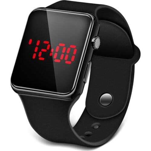 Mens Watch E-commerce Digital LED Mens Watch Fashion Sports Ultra-thin Lightweight Mens Watch Gift Couple Watch 2020 New