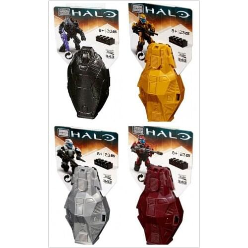 Mega Bloks Halo Series 4 Metallic Elite Drop Pod Set DPP66 DPP67 DPP68 DPP69