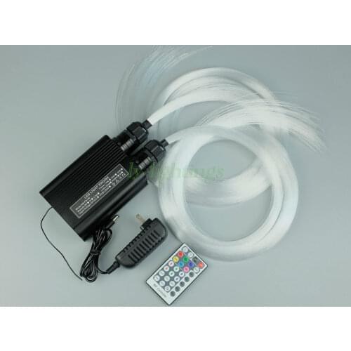 DIY stars fiber optic light kit decoration room night light ceiling lamp wireless control color change with 4mx560pcs fibers