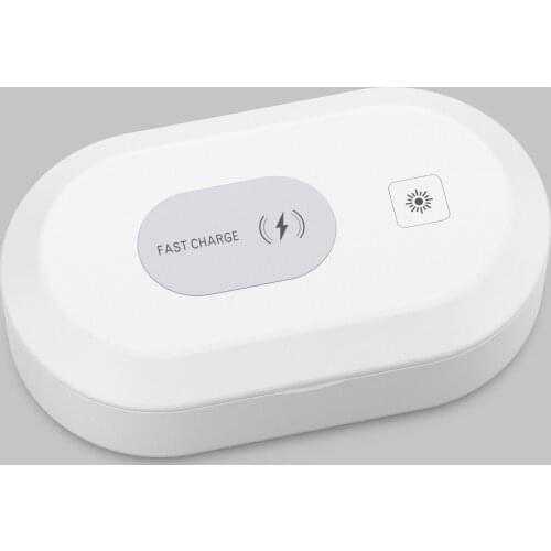 The new uv mobile disinfection box of fragrant aseptic carton of ozone disinfector wireless charger fast 10 w