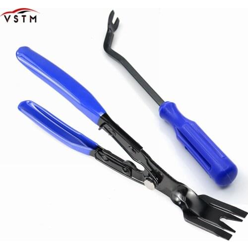 NEW Arrival Car Headlight Repair Installation Tool Trim Clip Removal Pliers Blue/Red for Car Door Panel Dashboard Removal Tool