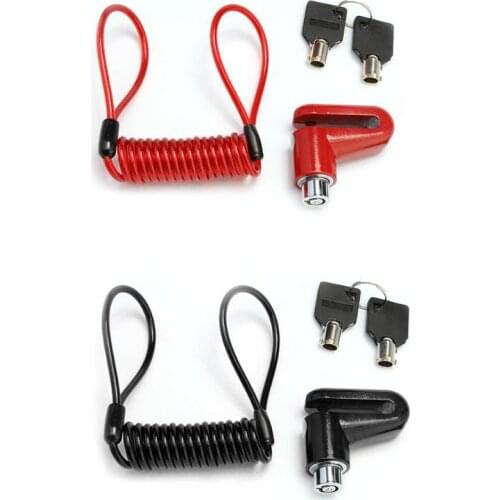 M365 Electric Scooter Anti-Theft Wheels Disc Brakes Lock with Steel Wire