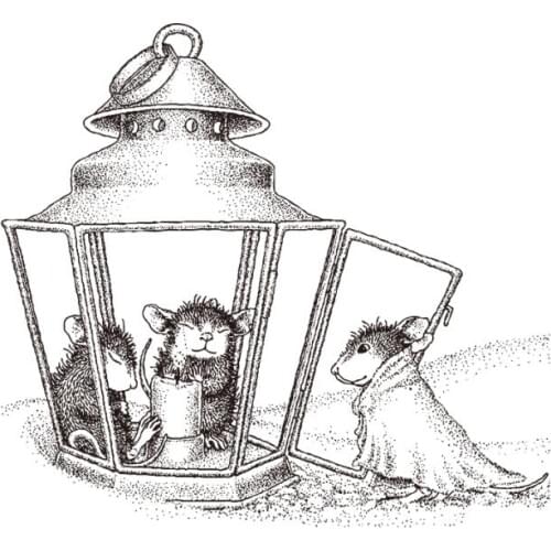 Mouse Transparent Clear Silicone Stamp/Seal for DIY scrapbooking/photo album Decorative clear stamp A0200