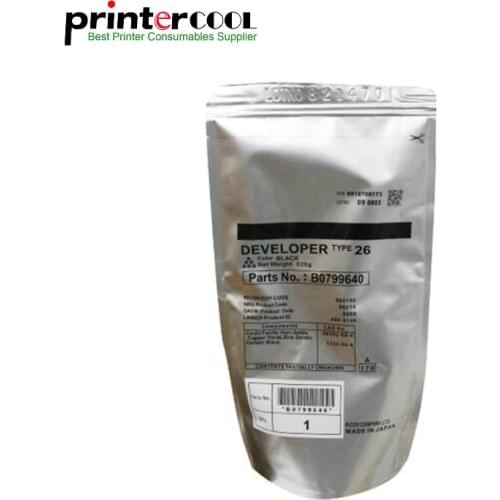 Einkshop 520g type 26 developer For Ricoh 1045 3035 3045 350 450 340 1035 2035 2045 1027 1035 1022 2035 Copier Parts