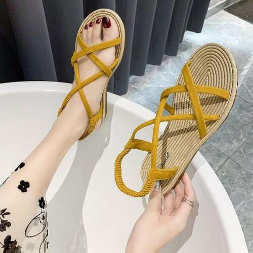 2021 New Women Summer Shoes Sandals Woman Shoes Braided Rope with Traditional Casual Style and Simple Creativity Fashion Sandals