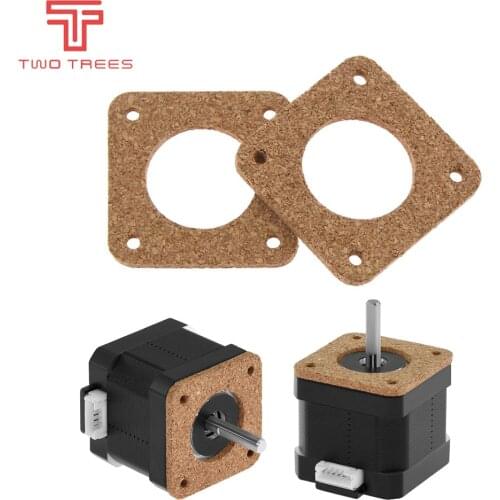 5PCS Nema 17 Stepper Damper Nema17 Stepper Motor Damper Cork Gasket Reprap Isolator 42 Motor Absorber For 3D Printer Motor