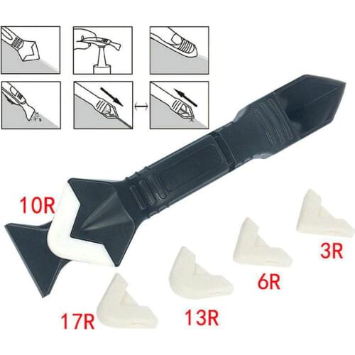 NEW Creative 3In1 Silicone Remover Caulk Finisher Sealant Smooth Scraper Grout Kit Tools Plastic Hand Tools Set Accessories