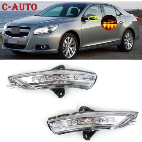 Car Left / RIght Car LED side mirror turn signal light blinker Door Wing rearview mirror lights For Chevrolet Malibu 2012-2017
