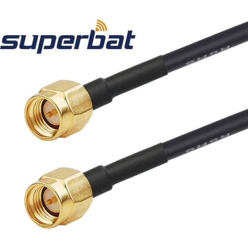 Superbat Universal SMA Plug to Male Pigtail RG 174 Cable 5m RF Coaxial Cable