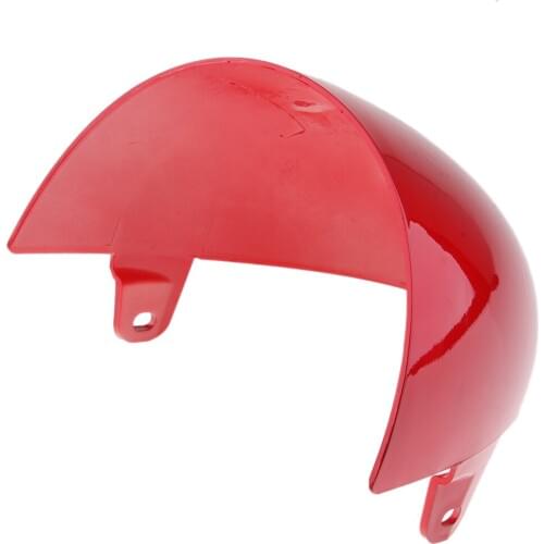 Universal Motorcycle ABS Rear Seat Cowl Cover for Cafe Racer Red