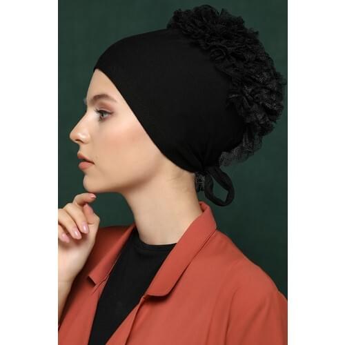 Inner Hijab Caps Muslim Stretch Turban Cap Islamic Under Scarf Bonnet Hat Female Headband Tube Turbante Mujer TurkeyDubai