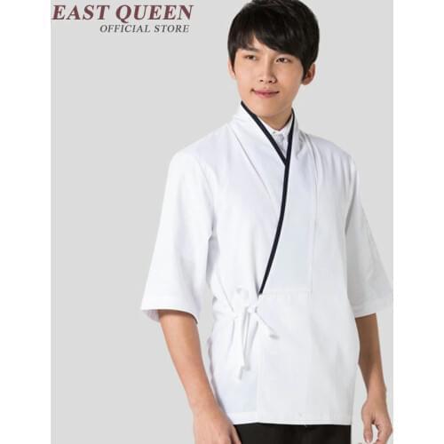 Japanese kimono japanese chef jacket food service sushi chef uniform NN0061 W