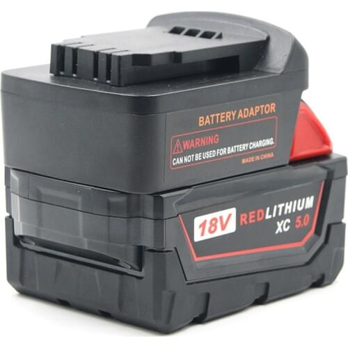 Milwaukee M18 18V Battery Adapter Convert to Dewalt 18V/20V Max Li-ion Battery DCB205 DCB2000 electric drill tools