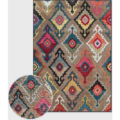 Velvet American Style Carpets For Living Room Classical Home Decorate Floor Mat Modern House Anti-Slip 200X300cm Large Area Rugs