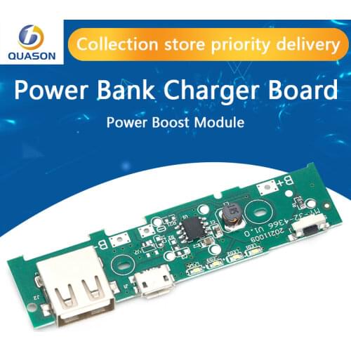 5V 1A Power Bank Charger Board Charging Circuit PCB Board Power Supply Step Up Boost Module Mobile Phone For 18650 Battery DIY