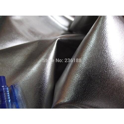 Genuine Matallic Silver Goat Skin Leather Fabric for Shoe ,Handbag, 0.9-1.1mm ,Free shipping by China post
