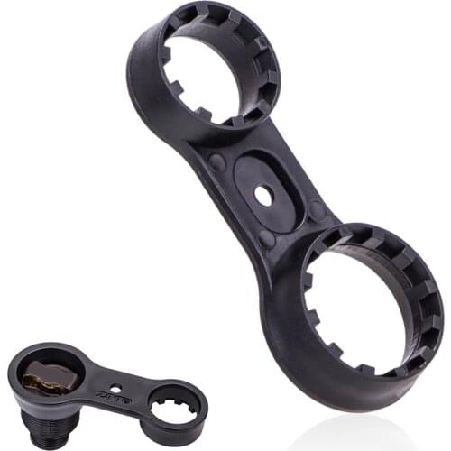 Durable Bicycle Wrench, Professional Front Fork Spanner Removing Disassemble Tools for Mountain Road Bikes