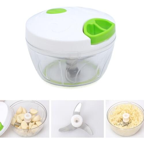 Manual Food Chopper Pull String Shredder Speedy Chopper Processor for Vegetable Fruits Garlic Meat FBE2