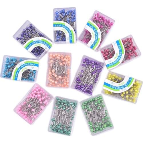 Extra Long Pearl Head Dressmaking Pins Wedding Corsage Florists Sewing Tool DIY