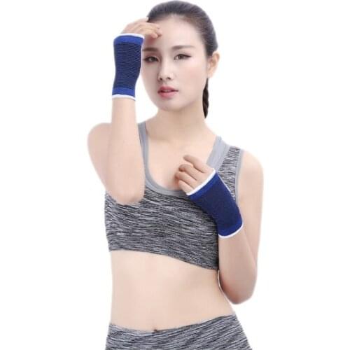 High quality polyester cotton knitting sports protection equipment, wrist, palm, hand, sports health protection, warm protective