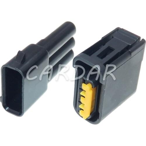 1 Set 3 Pin FW-C-D3F Black Auto Plug Automotive Ignition Coil Connector For Subaru