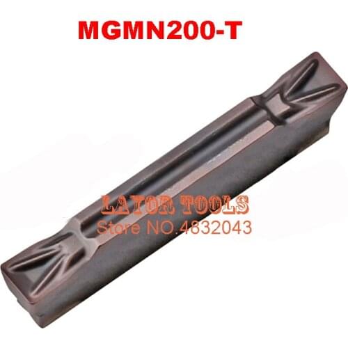 10PCS MGMN200 -T carbide turning insert,Changeable Internal Carbide Grooving Tips for Grooving Holder MGEHR & MGIVR,cnc,machine