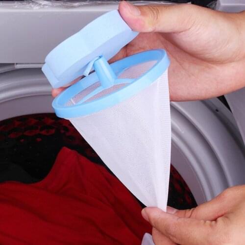 4pcs Pet Hair Removal Catcher Filter Collector Bag Dust Cleaning Ball Washing Machine Laundry Pouch Lint Device