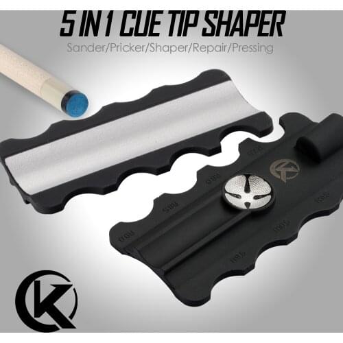 Multifunction Pool Snooker Cue Tip Repair Tool Replacement Repair Pricker Shaper Sander Change Tip Durable Billiards Accessory