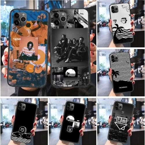 The Neighbourhood NBHD Phone Case Cover Hull For iphone 5 5s se 2 6 6s 7 8 12 mini plus X XS XR 11 PRO MAX Frosted black tpu