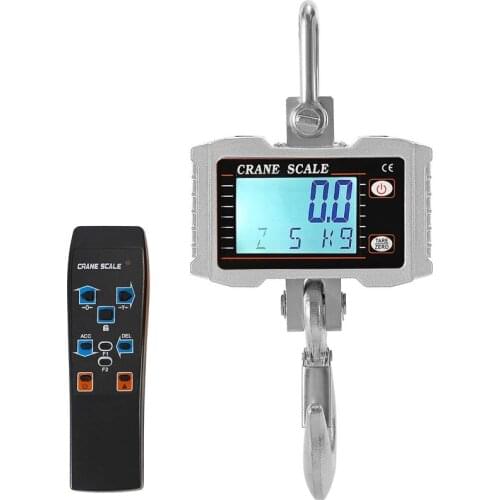 Crane Scale Digital Hanging Scale with Remote Control Case Heavy Duty Electronic Hanging Scale (1000Kg)
