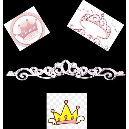 Crown Metal Paper Cutting Dies Stencils for DIY Scrapbooking Embossing Folder Card Making Decorative Supplies