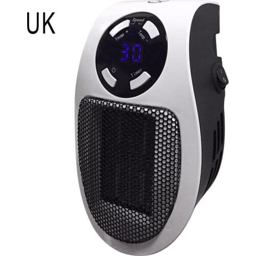 Mini Heater Portable Electric Space Heater Home Office Desktop Hot Air Heater Remote Quick Heat Thermostat