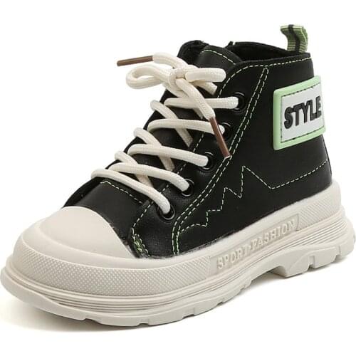 MUSIC TIGER Leather Boots For Girls
