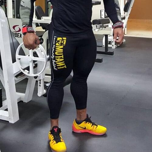 Male Joggers Sportswear Men Leggings Compression Quick dry Skinny Pants Man Gyms Fitness Workout Muscle Bodybuilding Trousers