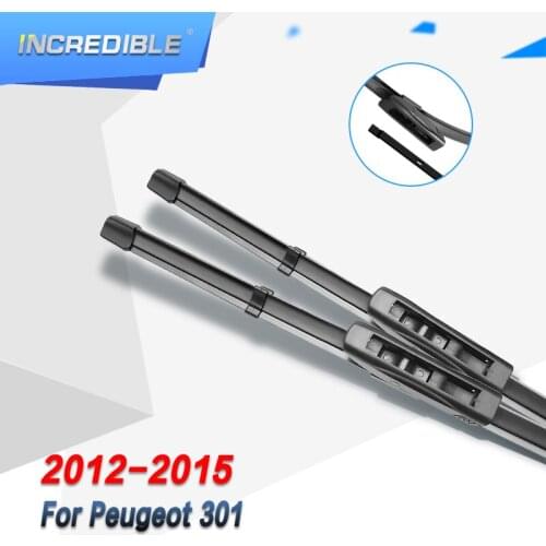 INCREDIBLE Wiper Blades for Peugeot 301 Built in Vigo of Spain Fit Bayonet Arms 2012 2013 2014 2015