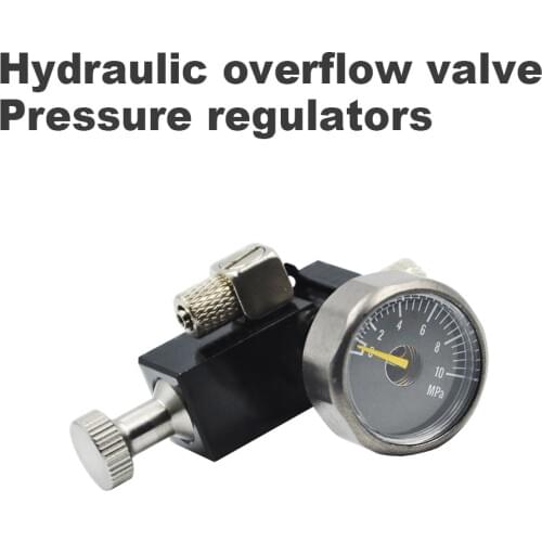 New Hydraulic Overflow Valve Metal CNC Pressure Regulators For 1/12 RC Excavator Bulldozer Trailer Car DIY Parts