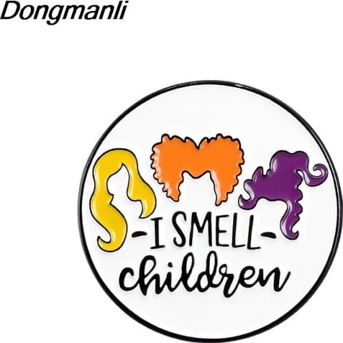 P5633 Dongmanli Magic witch Creativity Enamel Pins Women Badge Backpack Collar Lapel Pin Cartoons Hat Jewelry