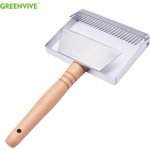 Beekeeping Bee Hive Newest Uncapping Fork Stainless Steel Honey Scraper For Opening Of Honey On The Honey Comb