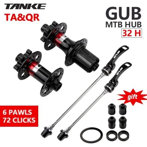 TANKE GUB MTB bike HUB 32 holes 4 Palin seal bearing 7-13 speed cassette 72 Ring/clicks mountain bicycle parts disk brake Hub 13