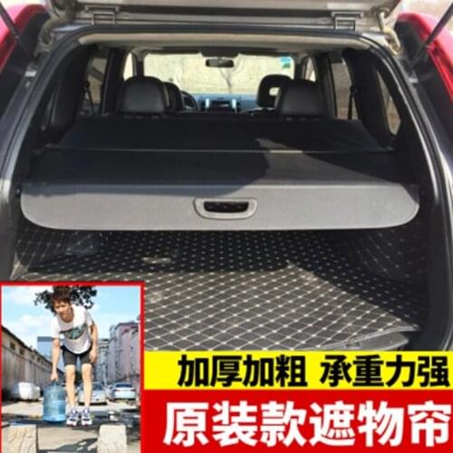 Rear Parcel Shelf Car styling Trunk Cover Material Curtain Rear Curtain Retractable Spa for Nissan X-Trail T31 2008-2013