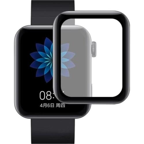 Full Curved Protective Film For Xiaomi Mi Smart Watch Screen Protector Fiberglass Protective Film For Xiaomi Mi Watch Cover