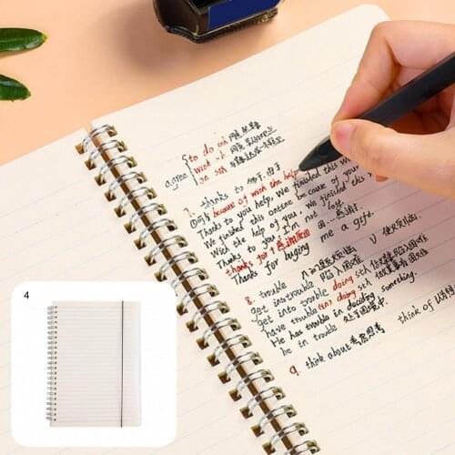 Transparent Cover Special Planner Diary Spiral Notebook School Supplies