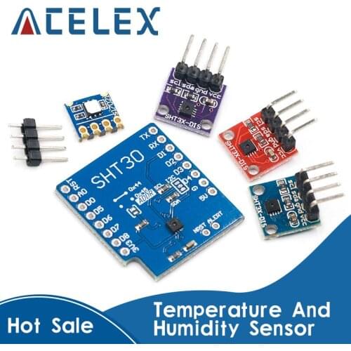 SHT30 SHT31 SHT35 temperature and humidity sensor module I2C communication numeric wide voltage
