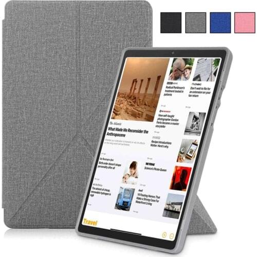 Smart Cover For Samsung Tab A7 Case Coque 10.4" Soft Fabric Stand Tablet Funda For Galaxy Tab A7 Cover SM T500 T505 T507 Case